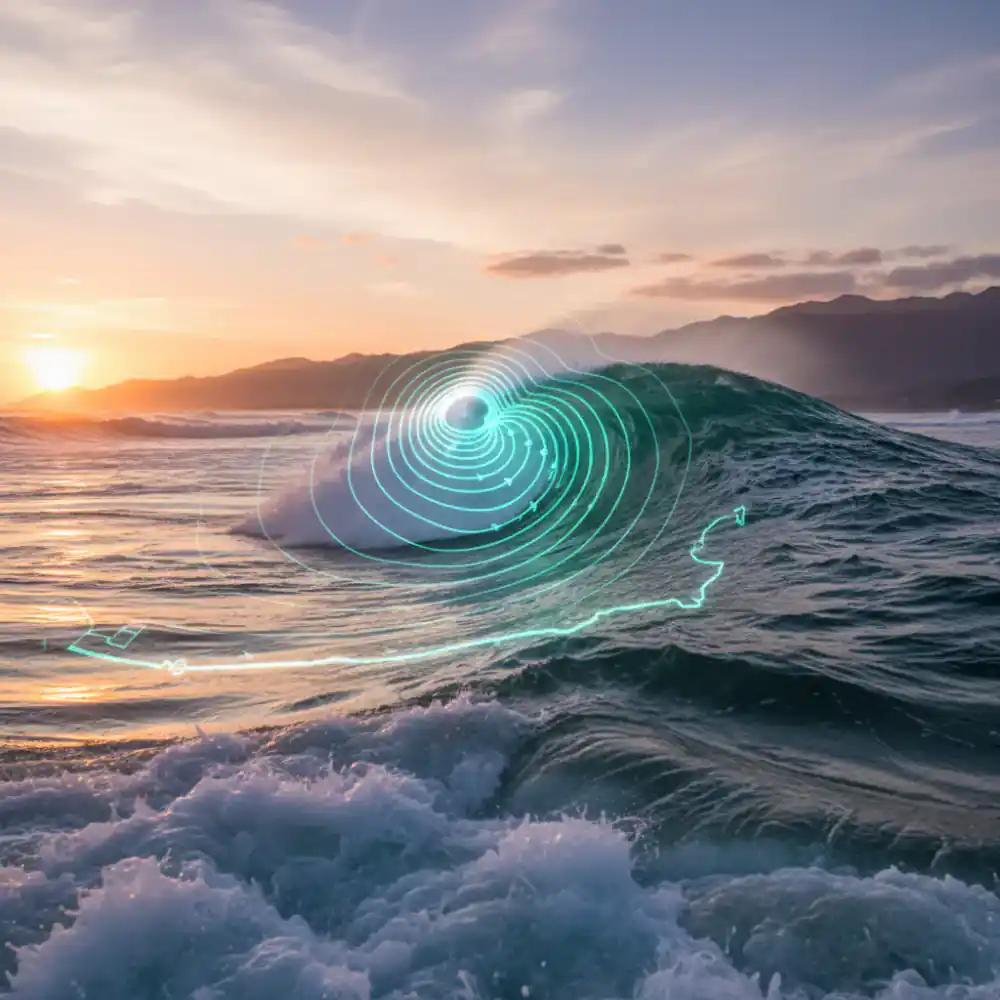 Incoming swell chart